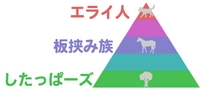 生態系ピラミッドのシミュレーションを違うピラミッドに例えてみる