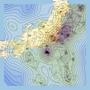 関東を中心にした地震発生分布地図