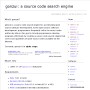 gonzui: a source code search engine